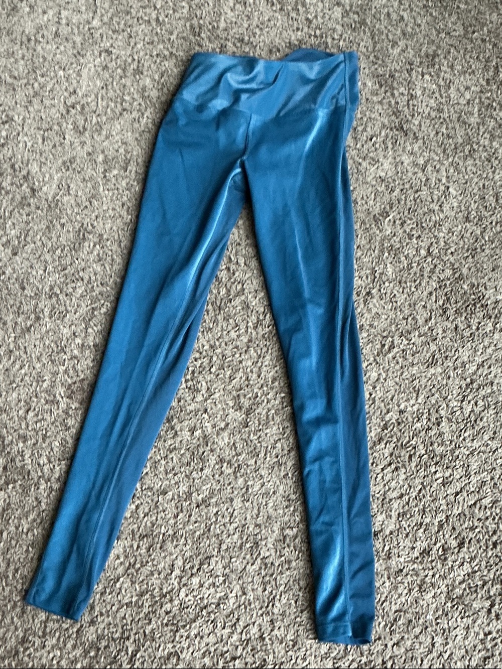 High-Waist Teal Women's Jeggings — Sleek Stretch Fit